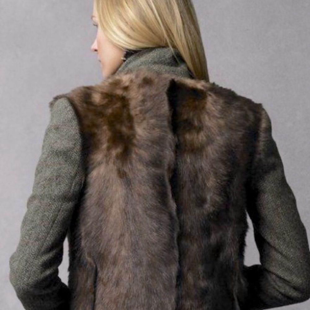 Ralph Lauren Collection * 2010 Sable Brown Lamb Shearling Gilet Silvie Vest - Picture 4 of 17